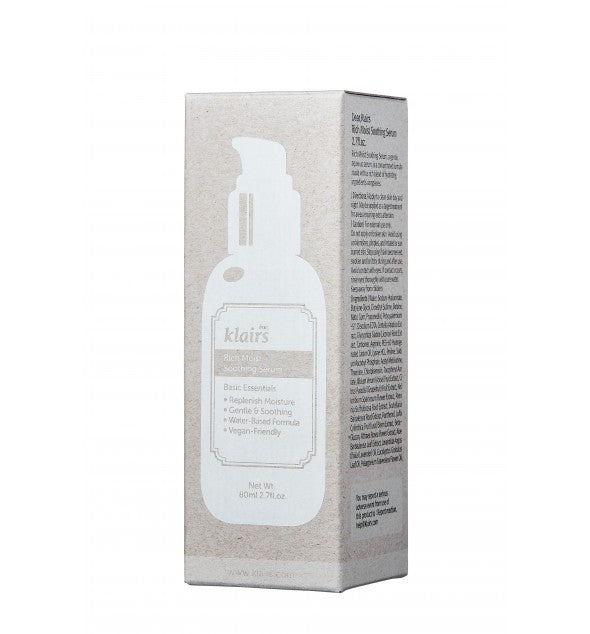 Rijk hydraterend en verzachtend serum