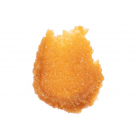 Milde gezichtsscrub met zwarte suiker