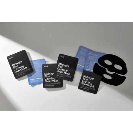 Middernachtblauw kalmerend sheetmasker