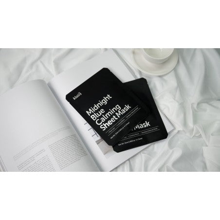 Middernachtblauw kalmerend sheetmasker