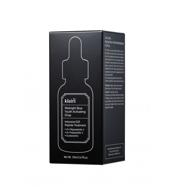 Middernachtblauwe activerende druppel voor jongeren