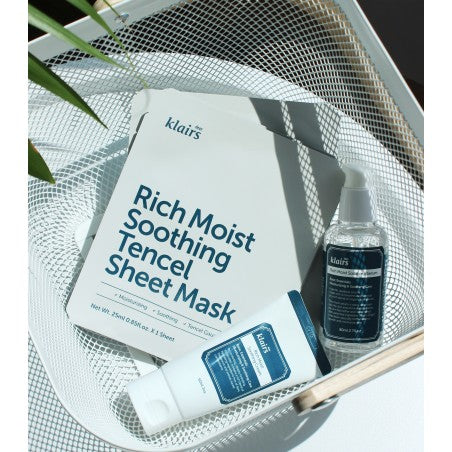 Rijk hydraterend en verzachtend Tencel sheetmasker